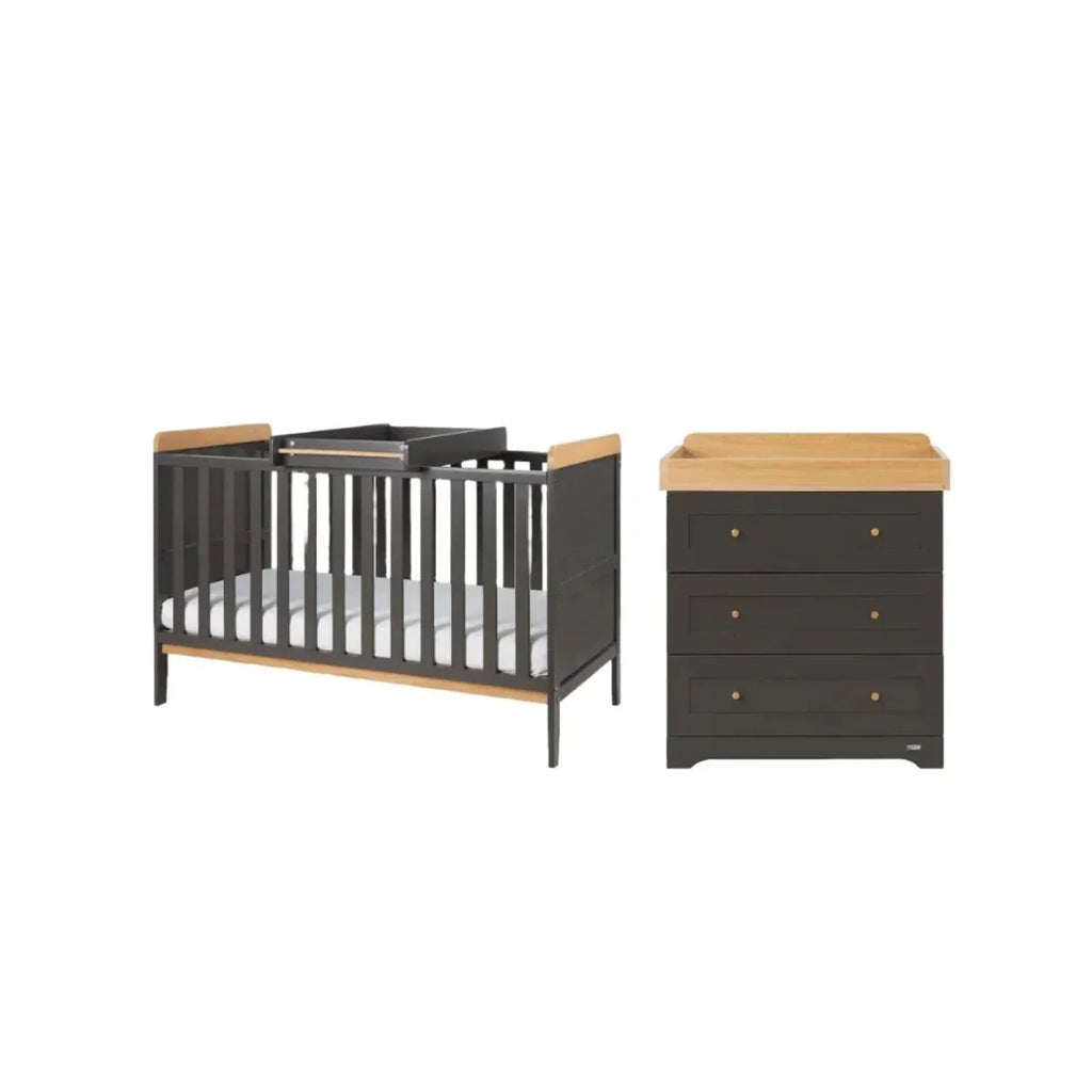 Tutti Bambini Rio 2 pcs Room Set - Slate/Honey Oak