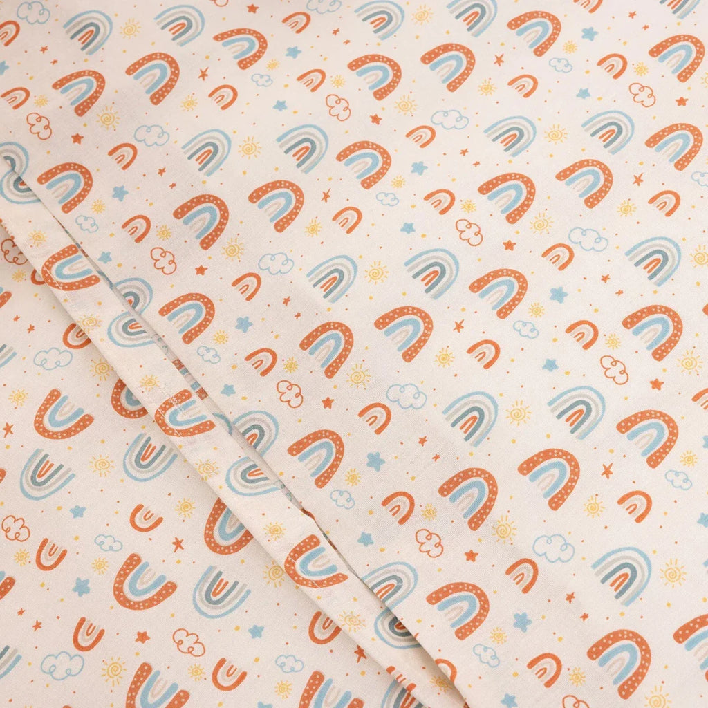 Little Dreams Girls 100% Cotton Baby Duvet Cover Set 100x150 cm - Printed
