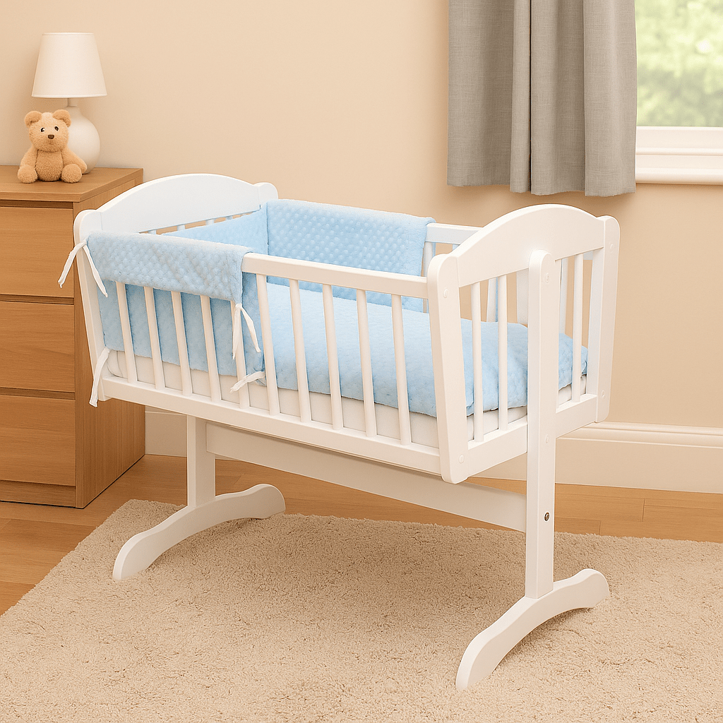 For Your Little One Dimple Crib & Cradle Bedding Set | Quilt & Bumper