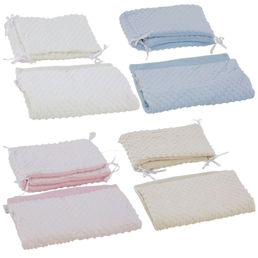 For Your Little One Dimple Crib & Cradle Bedding Set | Quilt & Bumper