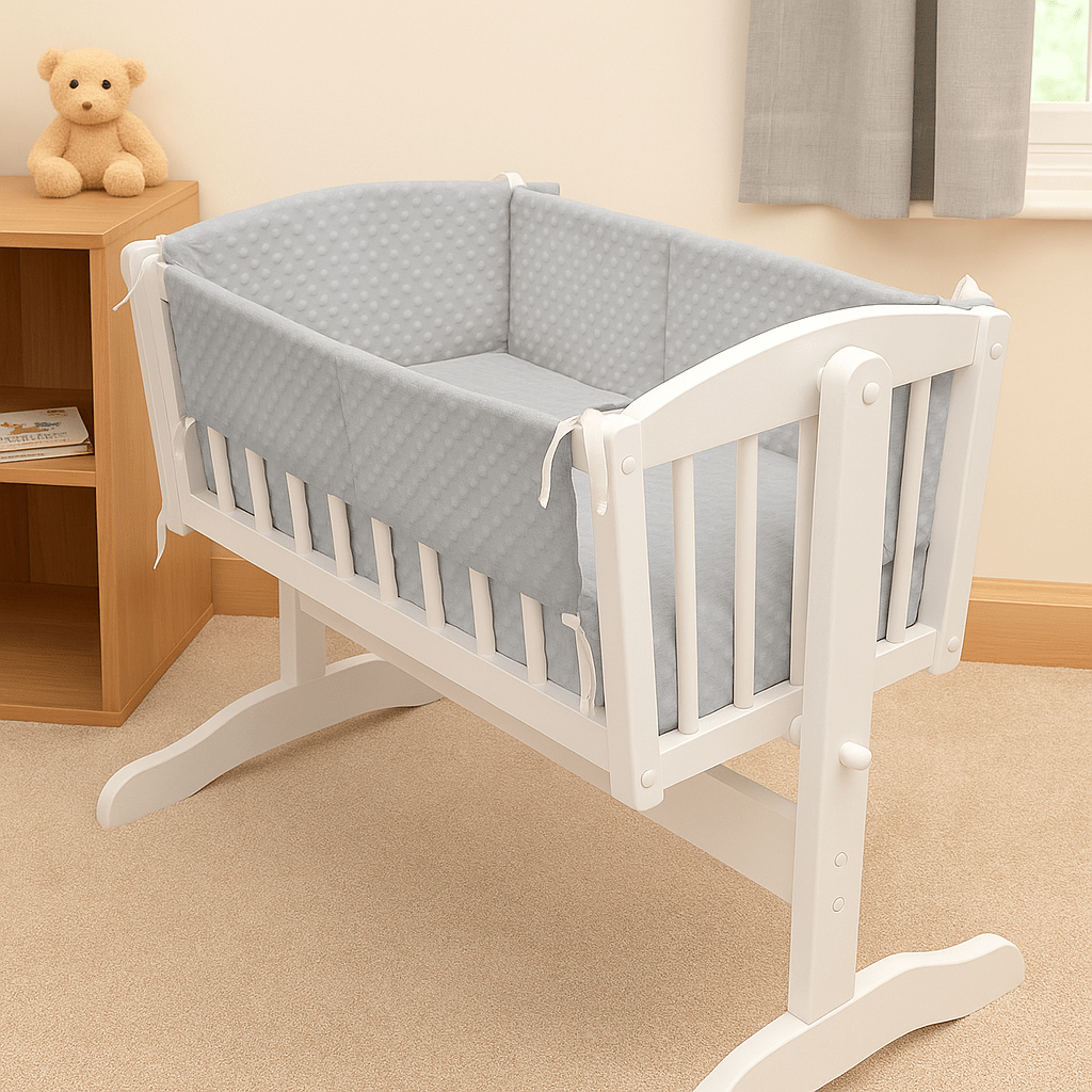 For Your Little One Dimple Crib & Cradle Bedding Set | Quilt & Bumper