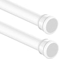 Aiitomg No Drill Shower Curtain Rod – 2PCS Extendable Rustproof Pole