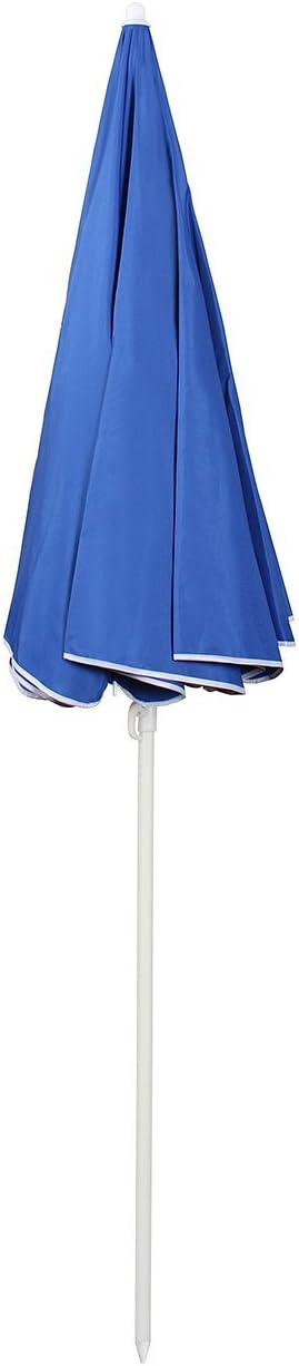 Sekey 1.6m Tilting Beach Umbrella | UV20+ Portable Sun Shelter – Blue