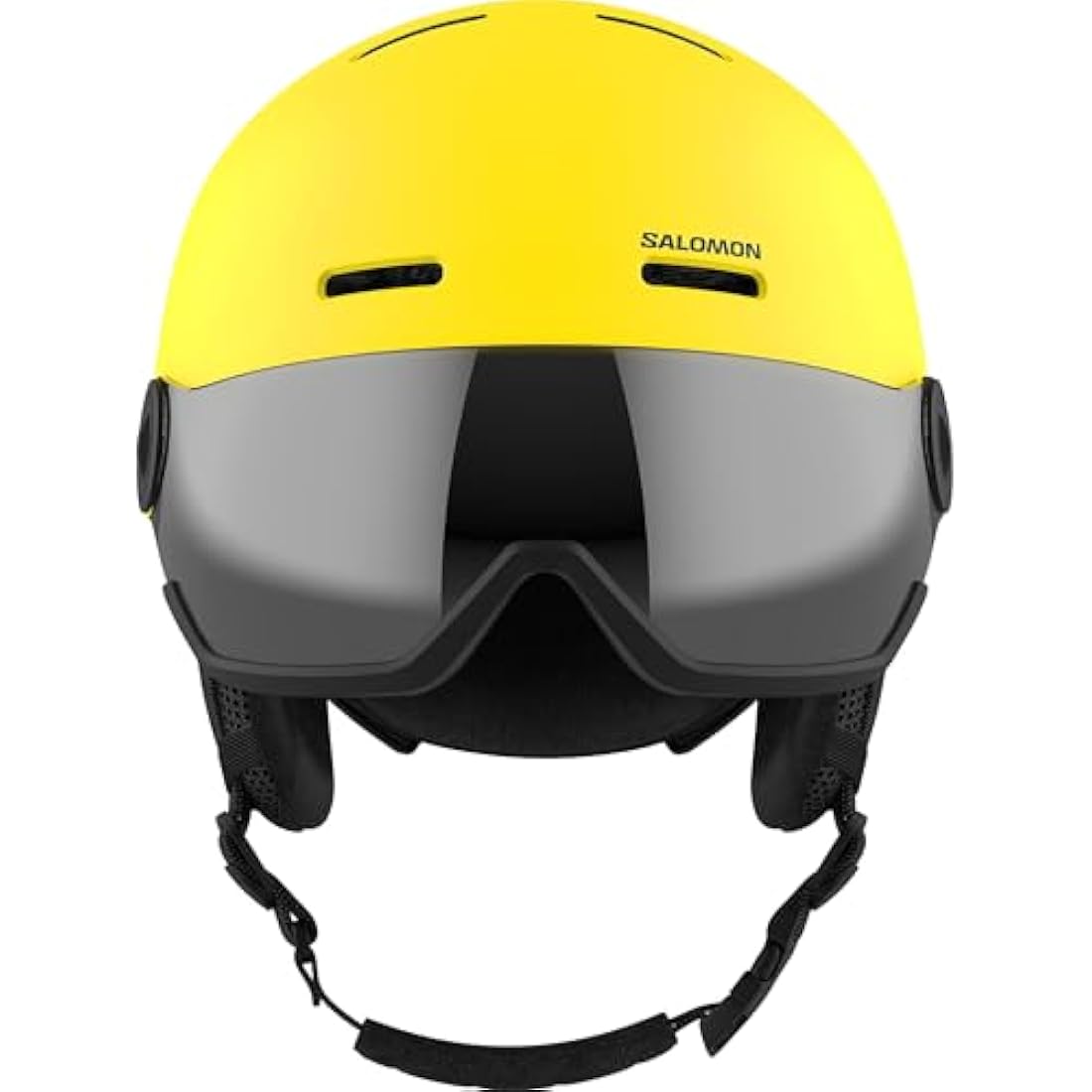 Salomon Orka Kids Visor Ski & Snowboard Helmet - Black Junior