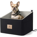 Jolof Store Medium Dog Car Seat – Elevated Booster Bed with Safety Belt
