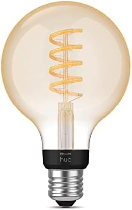 Philips Hue White Ambiance Filament E27 Smart LED Globe – 550 Lumens