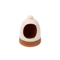 Dexam Porto Ribbed Terracotta Salt Pig – Stone Glazed Kitchen Cellar
