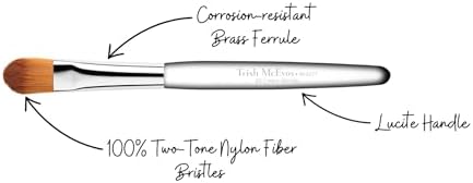 Trish McEvoy Brush 66 Cream Blender – Professional Makeup Blending Tool