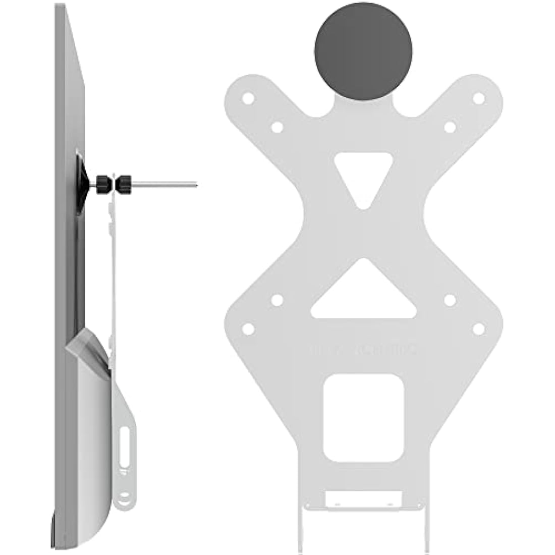 HumanCentric VESA Mount Adapter for HP 22-27er/es/f Monitors | White