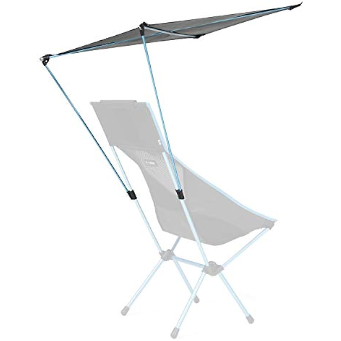 Helinox Personal Shade – SPF 50+ Ultralight Chair Canopy, Black