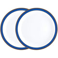 Denby Imperial Blue Dinner Plates | Set of 2 Handcrafted Stoneware 26.5cm