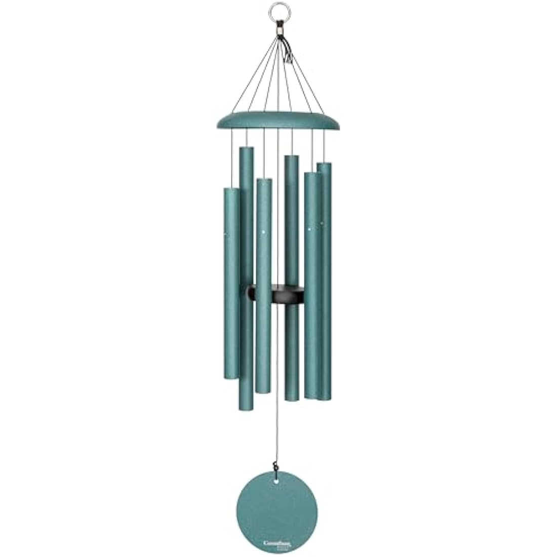 Corinthian Bells 30-Inch Wind Chime – Handcrafted Patina Green Aluminum