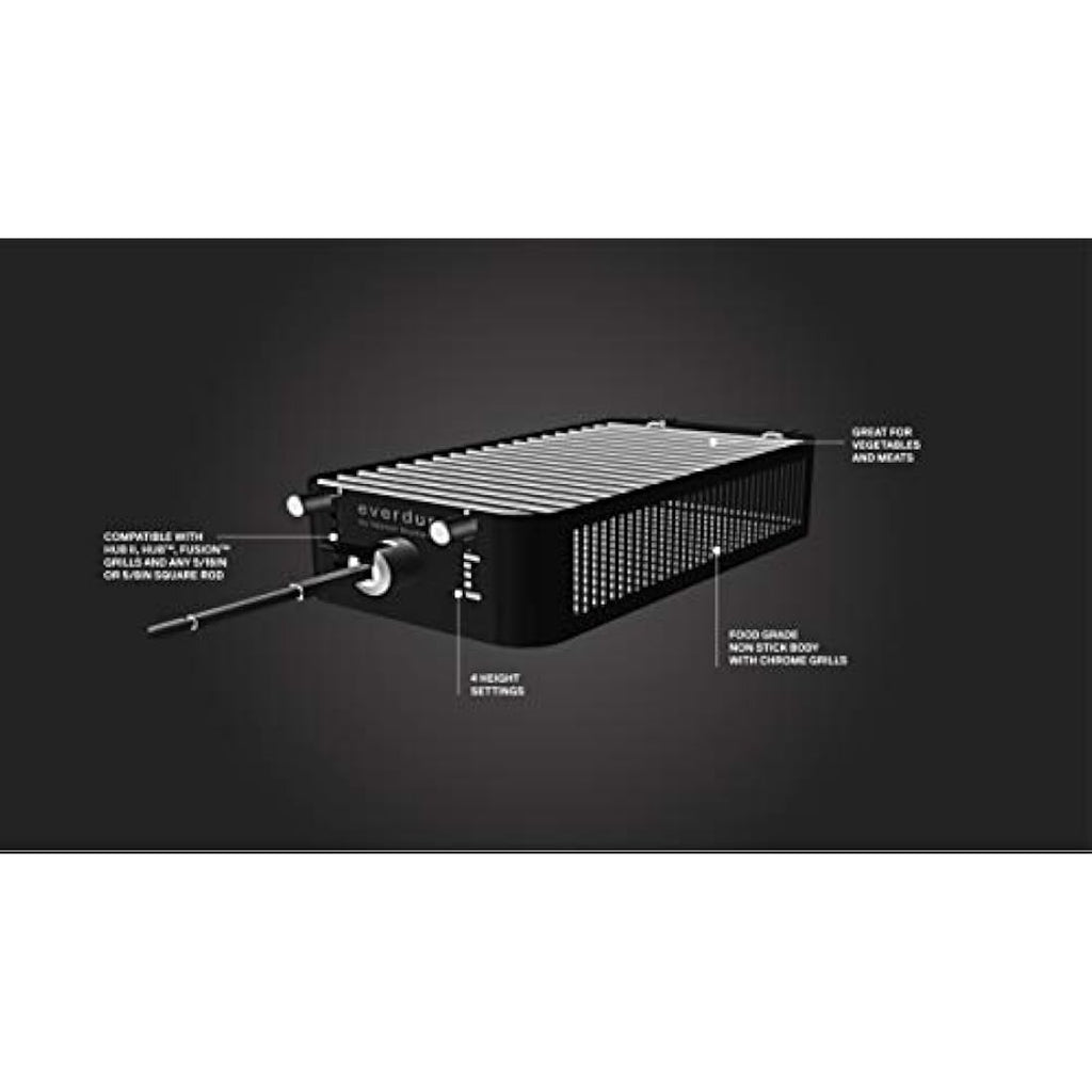 Everdure Rotisserie Basket for Hub and Fusion Grills | Non-Stick Steel