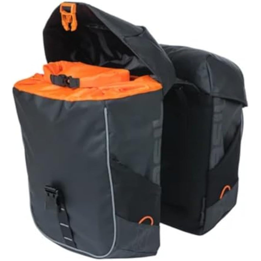 Basil Miles Handlebar Bag – 6L Waterproof Cycling Daypack in Black