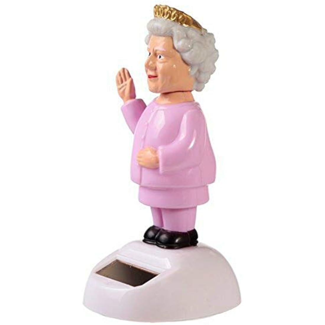 Puckator Queen and Corgi Solar Pals – Set of 2 Dancing Dashboard Figures