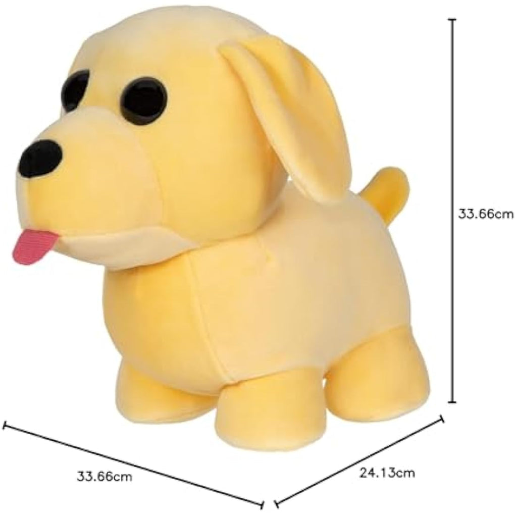 Adopt Me! Dog Collector Plush – 15cm Soft Toy with Virtual Item Code