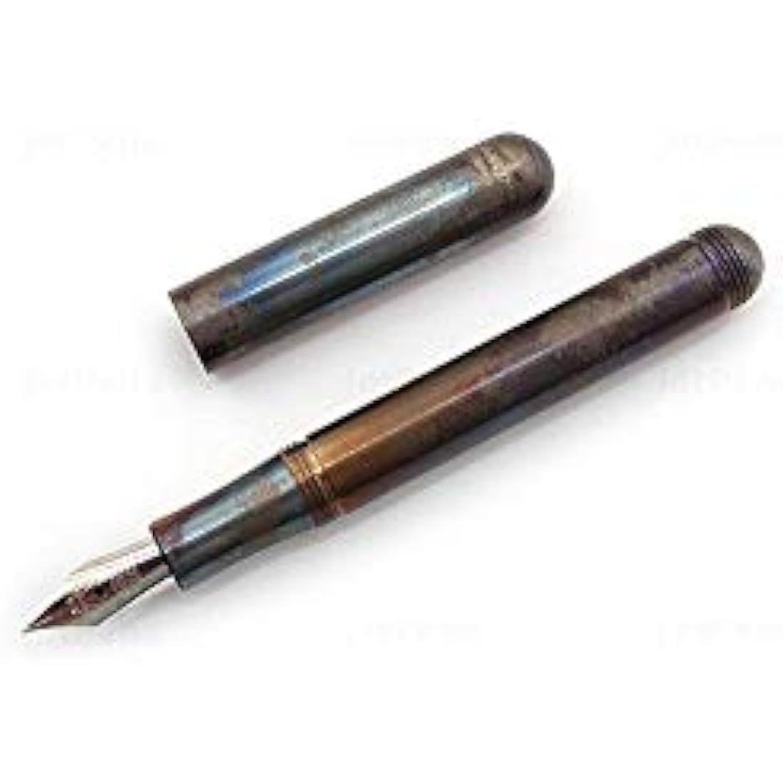 Kaweco Liliput Fireblue Fountain Pen – Stainless Steel Pocket Pen (M)