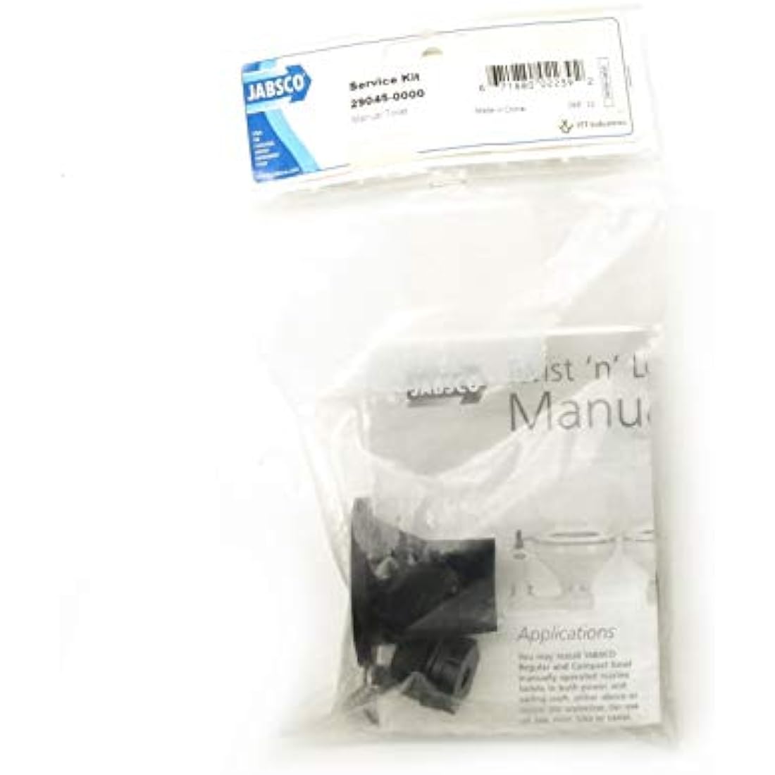 Jabsco Twist N Lock Marine Manual Toilet Service Kit for 29090-0