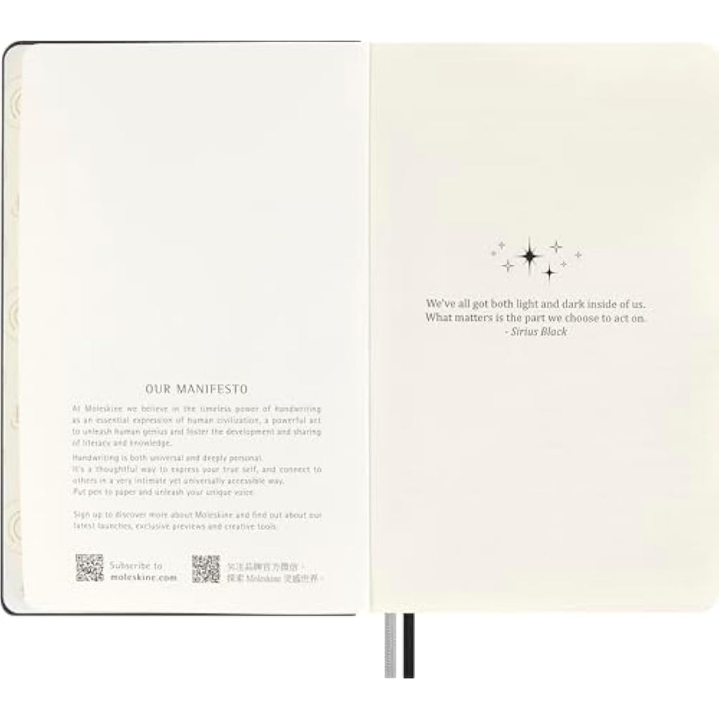 Moleskine Harry Potter Spells Gift Set | Kaweco Pen & Ruled Notebook