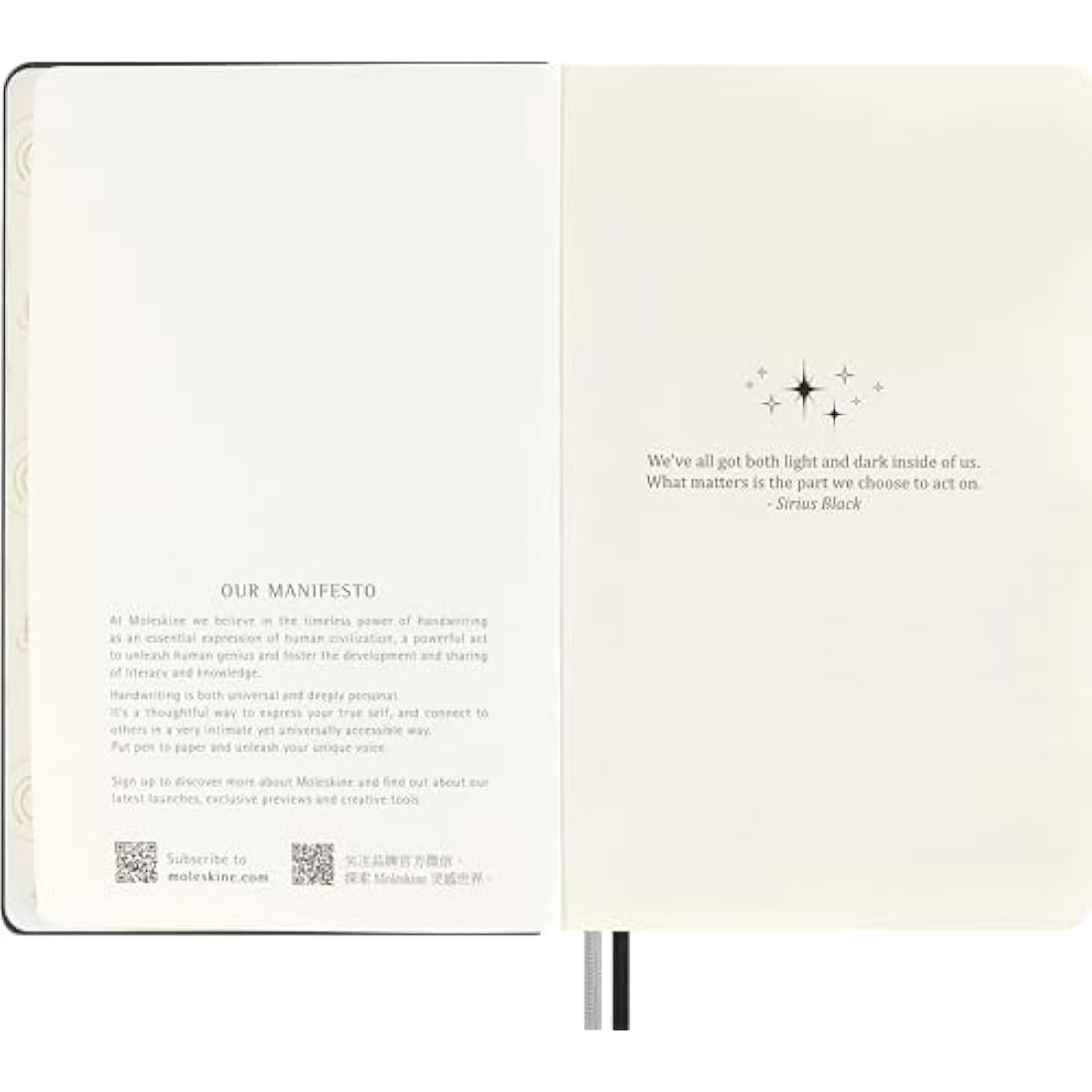 Moleskine Harry Potter Spells Gift Set | Kaweco Pen & Ruled Notebook