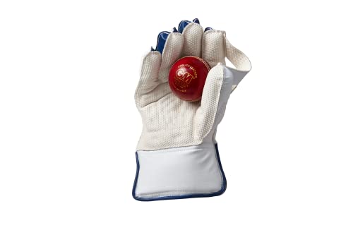 GM Prima Wicket-Keeper Cricket Gloves – Fluro Yellow/Blue – Youth