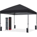 ABCCANOPY 2.5x2.5M Pop Up Gazebo – Heavy Duty Commercial Canopy, Black