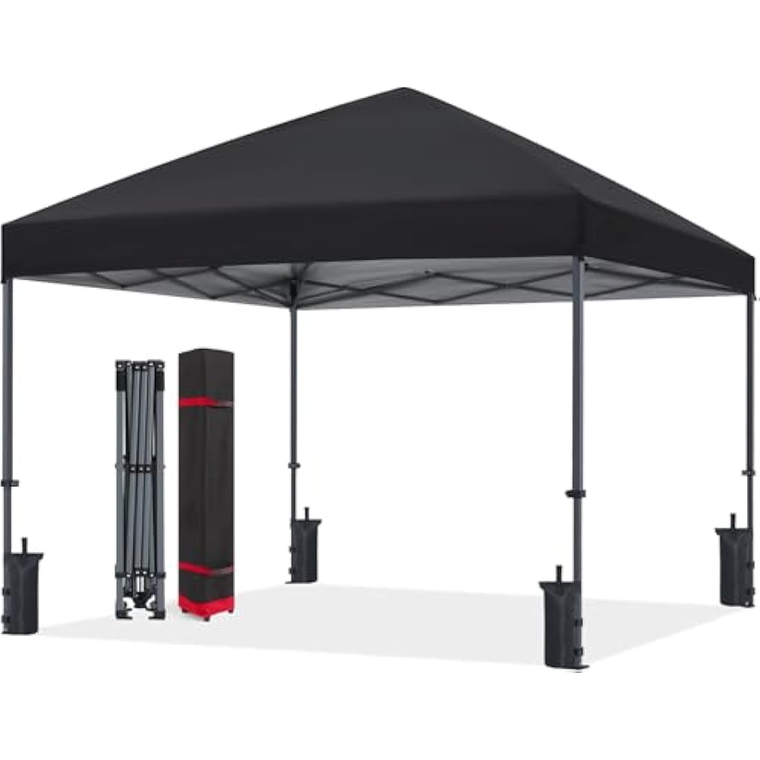 ABCCANOPY 2.5x2.5M Pop Up Gazebo – Heavy Duty Commercial Canopy, Black