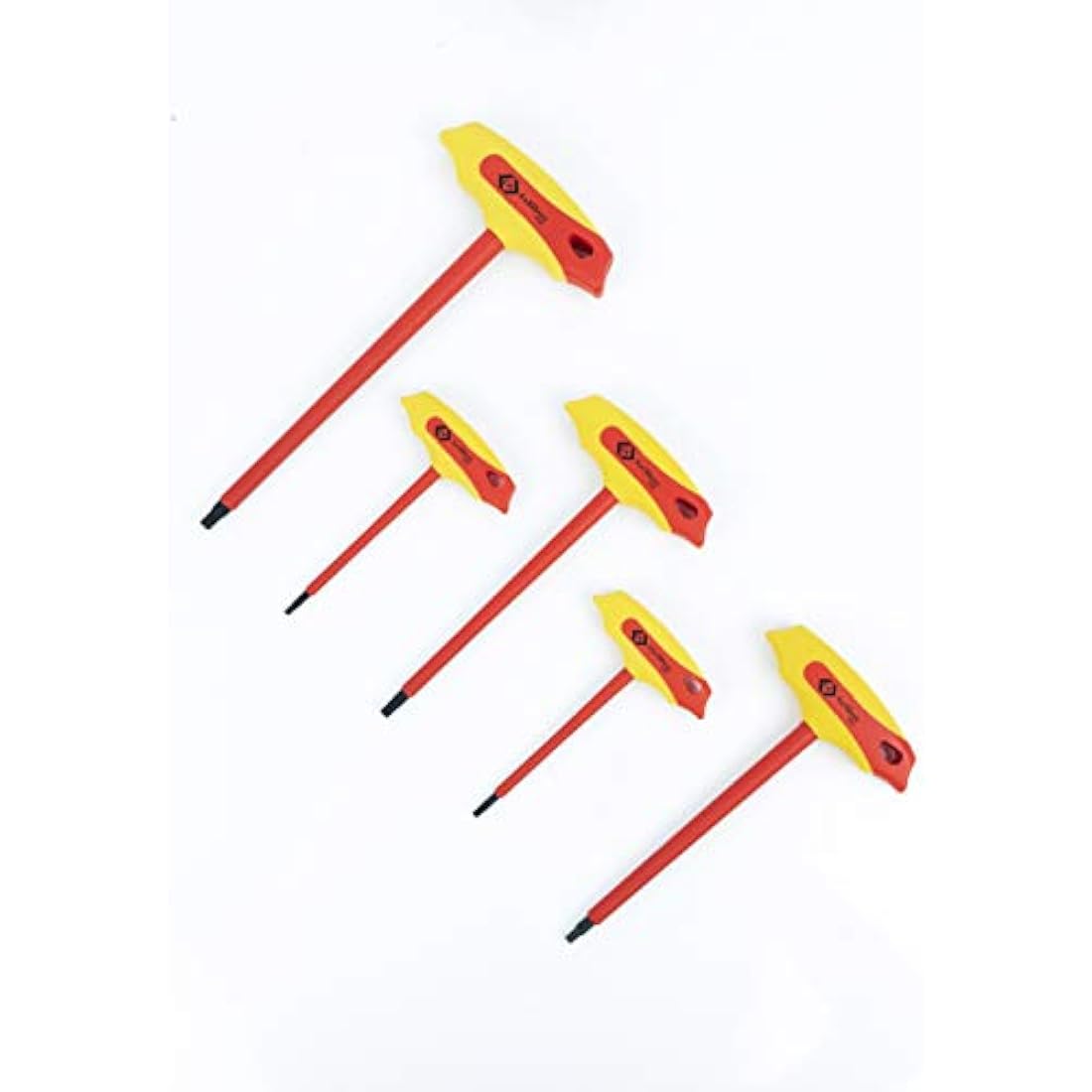 C.K T4422 Insulated T-Handle Hex Key Set | 5-Piece VDE S2 Steel