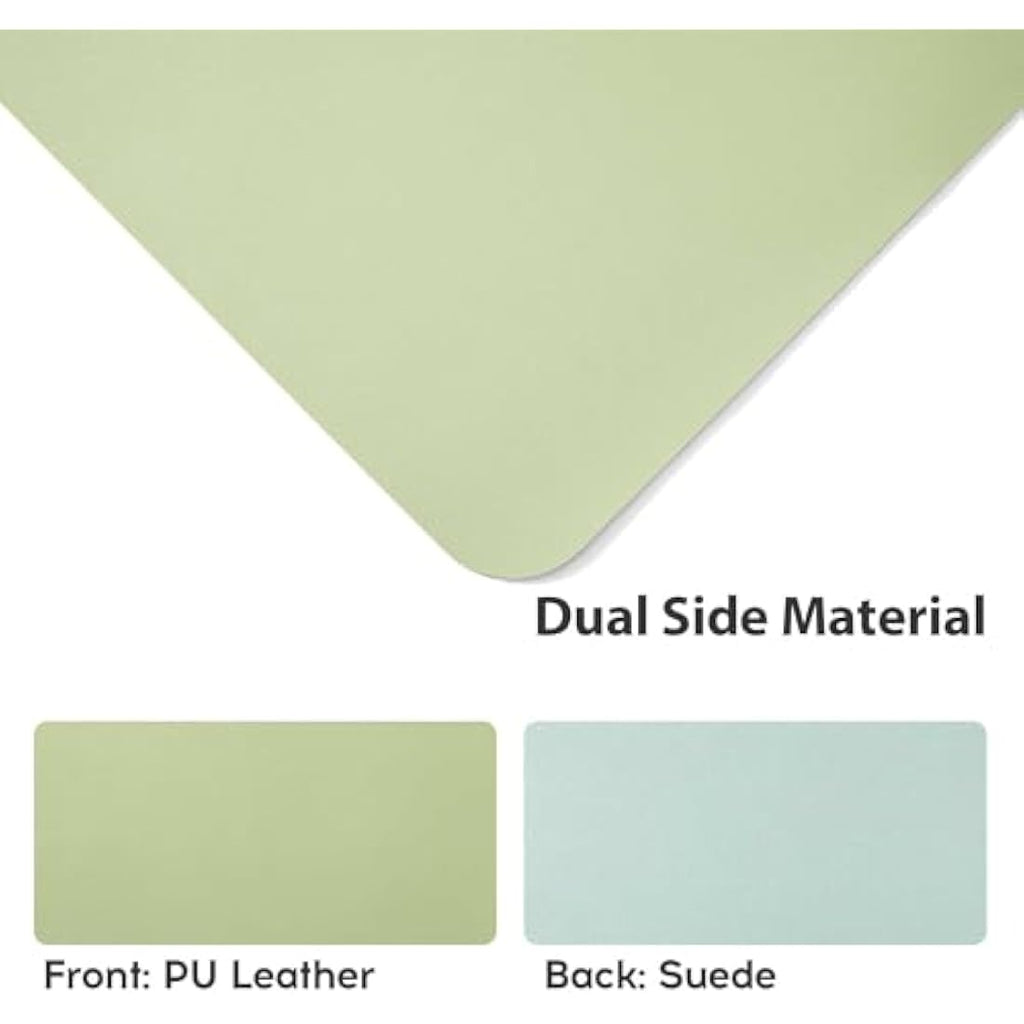 DOBAOJIA XL Desk Pad – 31.5" x 15.7" Waterproof PU Leather Mouse Mat
