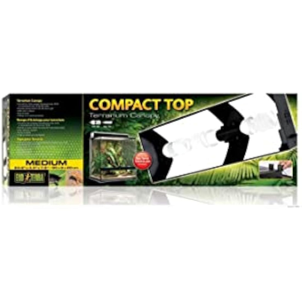 Exo Terra Compact Fluorescent Terrarium Canopy - 60cm Reptile Hood