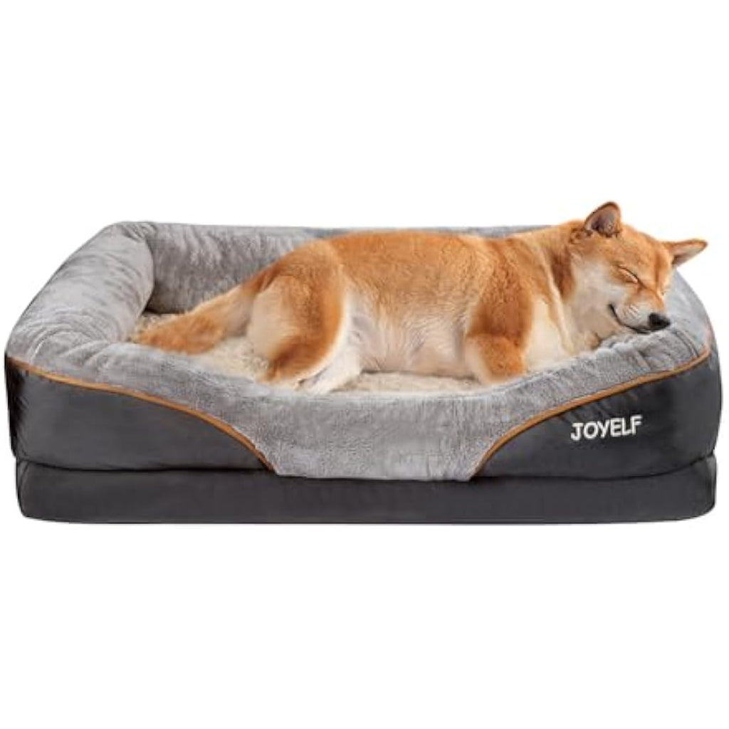 JOYELF Large Orthopedic Dog Bed – Memory Foam Sofa with Washable Cover