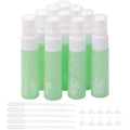 10ml Green Glass Perfume Spray Bottles – 10 Pack Travel Set