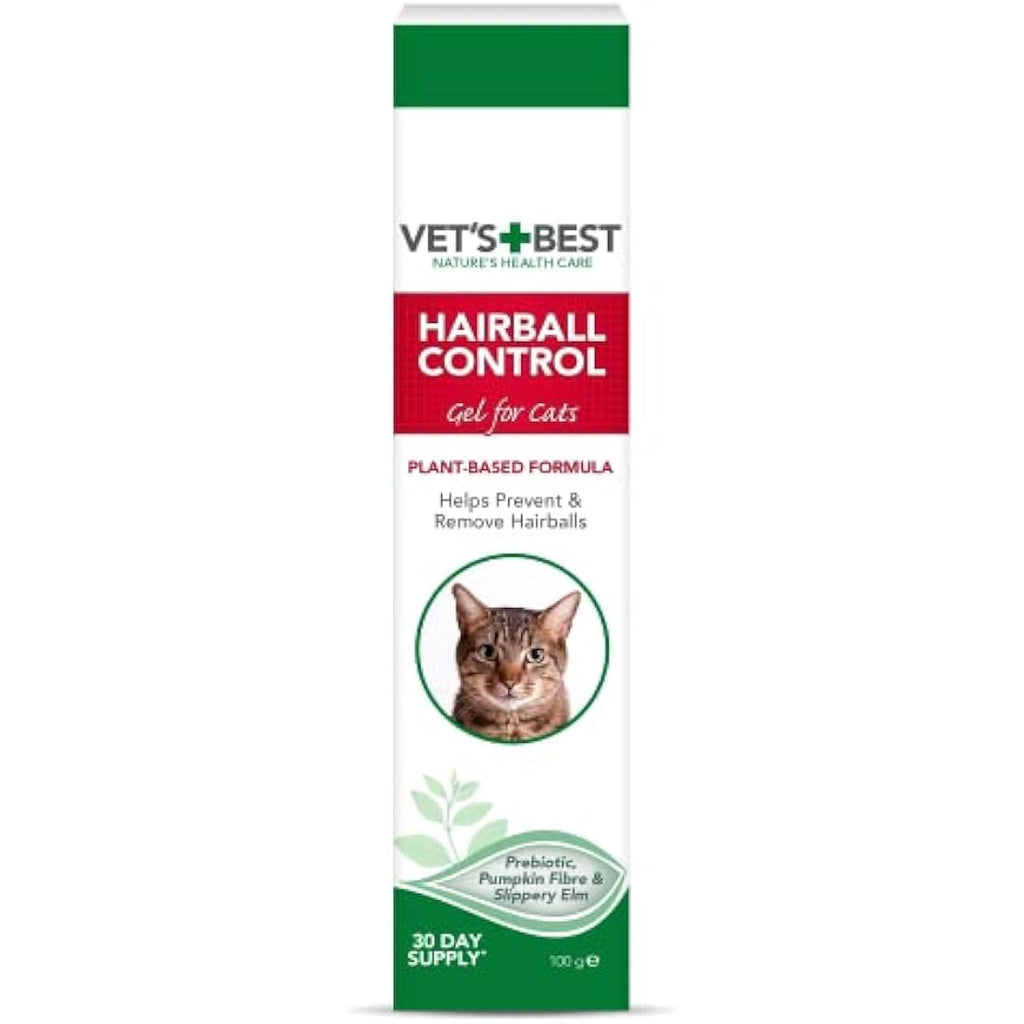 Vet's Best Cat Hairball Relief Digestive Aid Gel – Chicken Flavor 100g