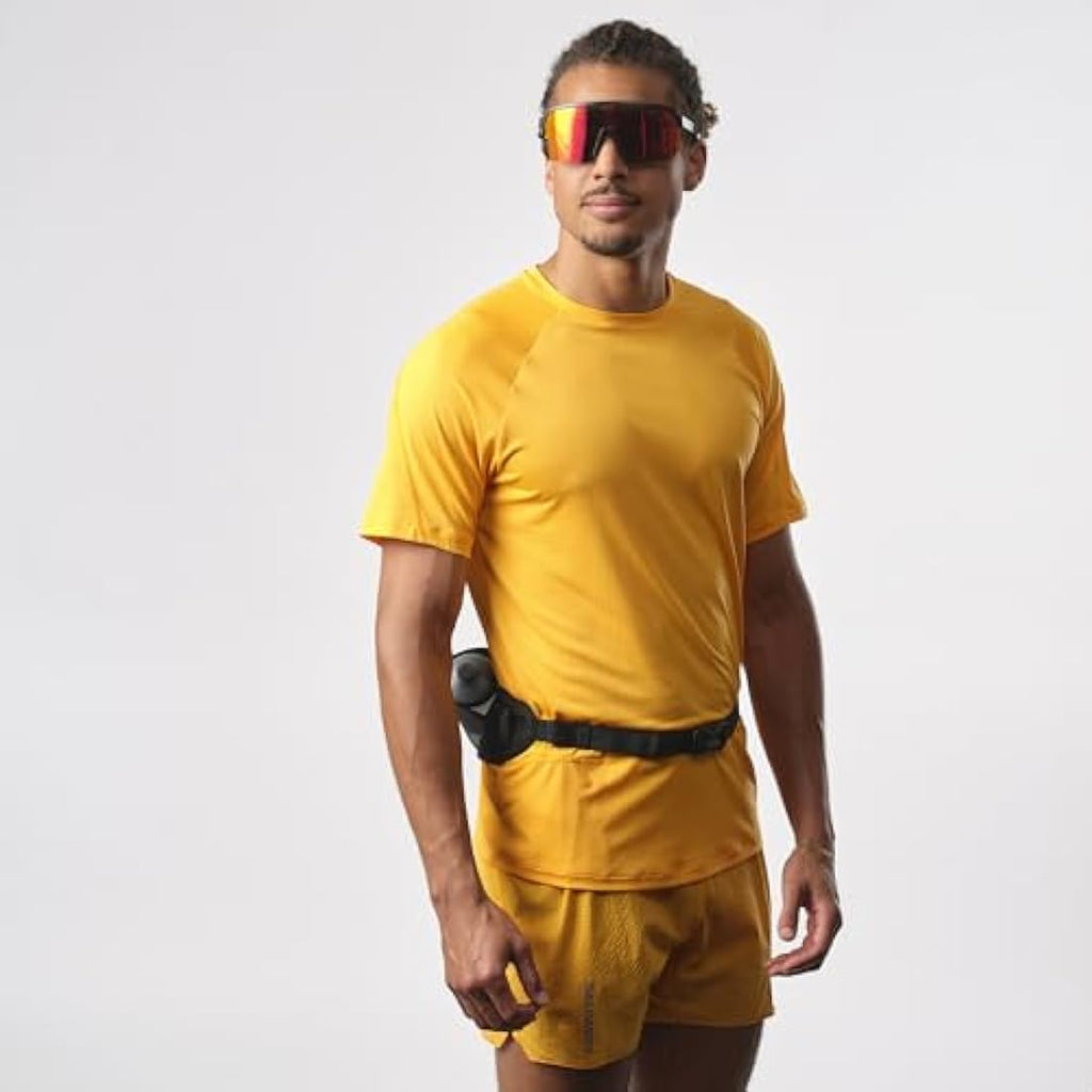 Salomon Hydration Belt with 3D Bottle - Unisex Running & Hiking - Black