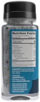 Sabatino Tartufi Black Truffle Salt – Sicilian Sea Salt Shaker, 113g
