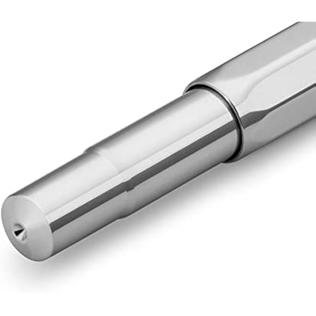 Kaweco AL Sport Fountain Pen – Raw Aluminium Pocket Pen – Medium Nib