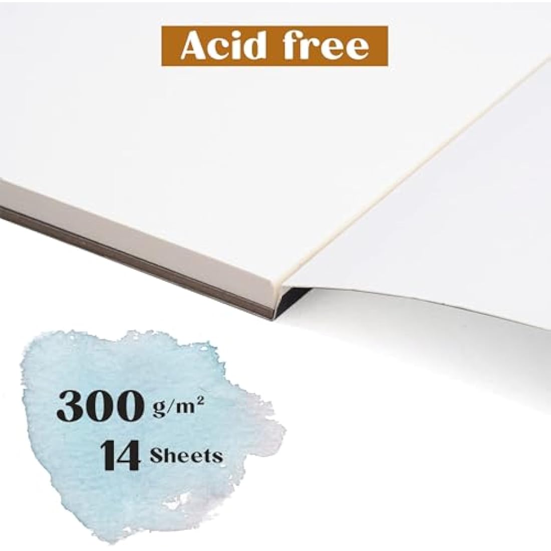 Tritart A2 Watercolour Paper Pad - 300 GSM Mixed Media Sketchbook