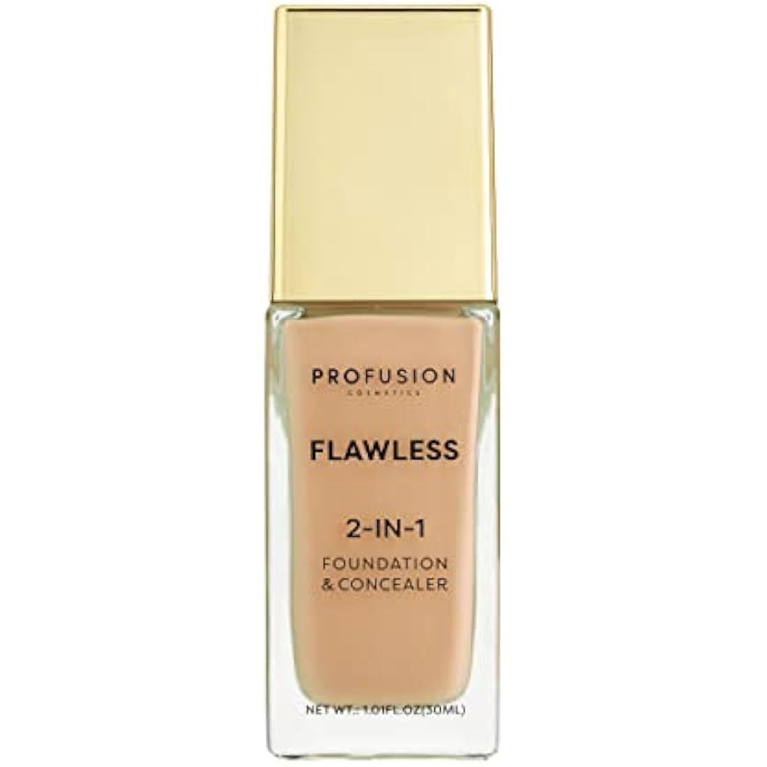 Profusion Cosmetics 2-In-1 Foundation & Concealer | Neutral Tan Matte