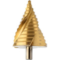 OCGIG 6-65mm HSS Spiral Step Drill Bit | Titanium Coated Hole Cutter
