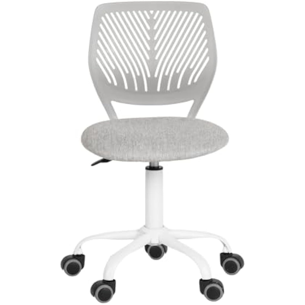 Swivel Task Chair – Adjustable Height Desk Chair, Light Grey