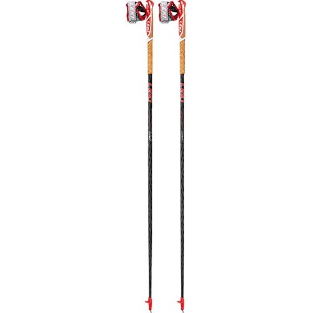 Leki Vertical K Carbon Trail Running Poles | Fixed Length 120 cm