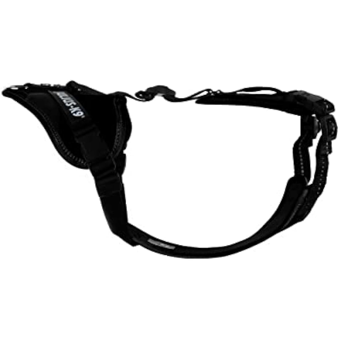 Julius-K9 Mantrailing Dog Harness | Adjustable No-Pull Gear - Black, XS