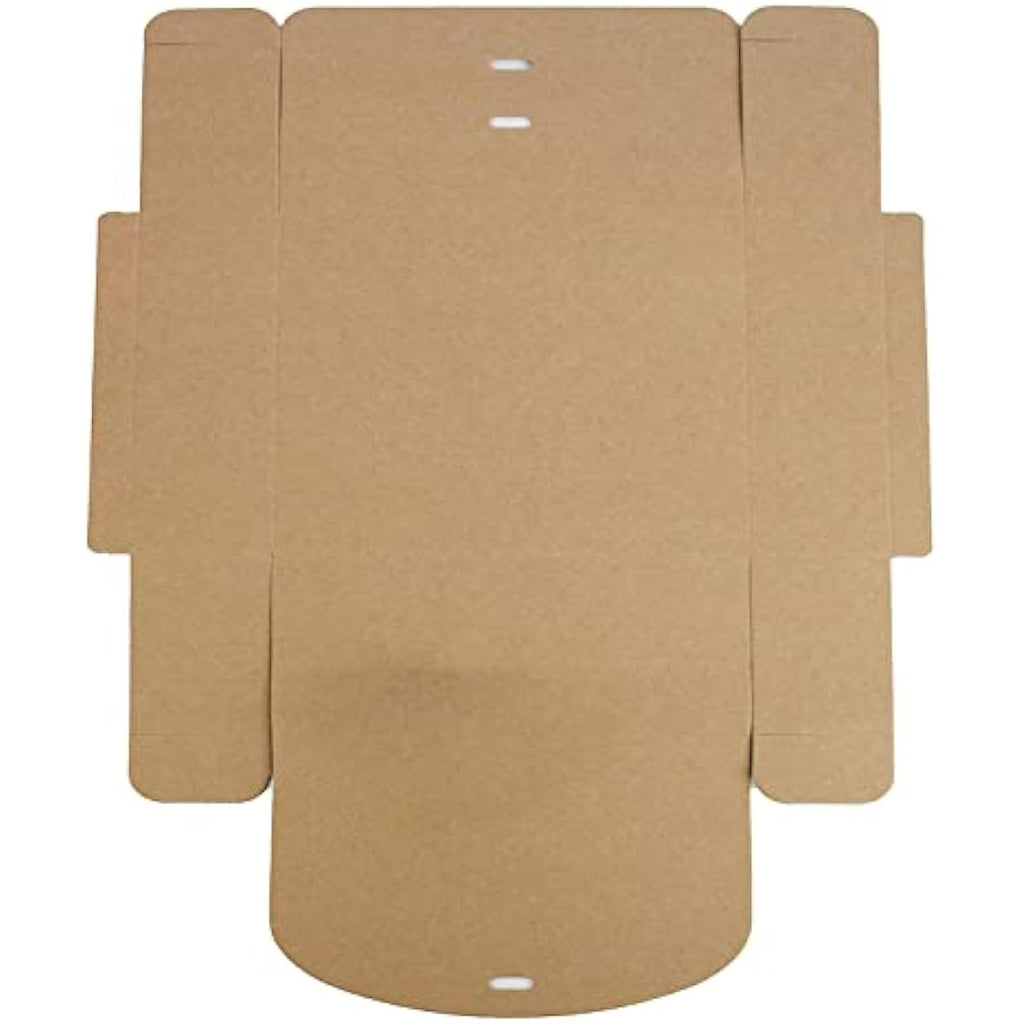 Jolof Store Brown Kraft Gift Boxes - Pack of 12 Rectangle Presentation Boxes