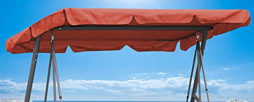 Quick-Star 3 Seater Patio Swing Replacement Roof - Terracotta Polyester