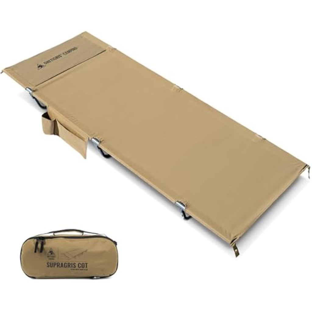 OneTigris SUPRAGRIS Camping Cot | Lightweight 400lbs Folding Bed
