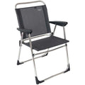 Crespo AL-219 Compact Camping Chair – Sturdy Collapsible - Dark Grey