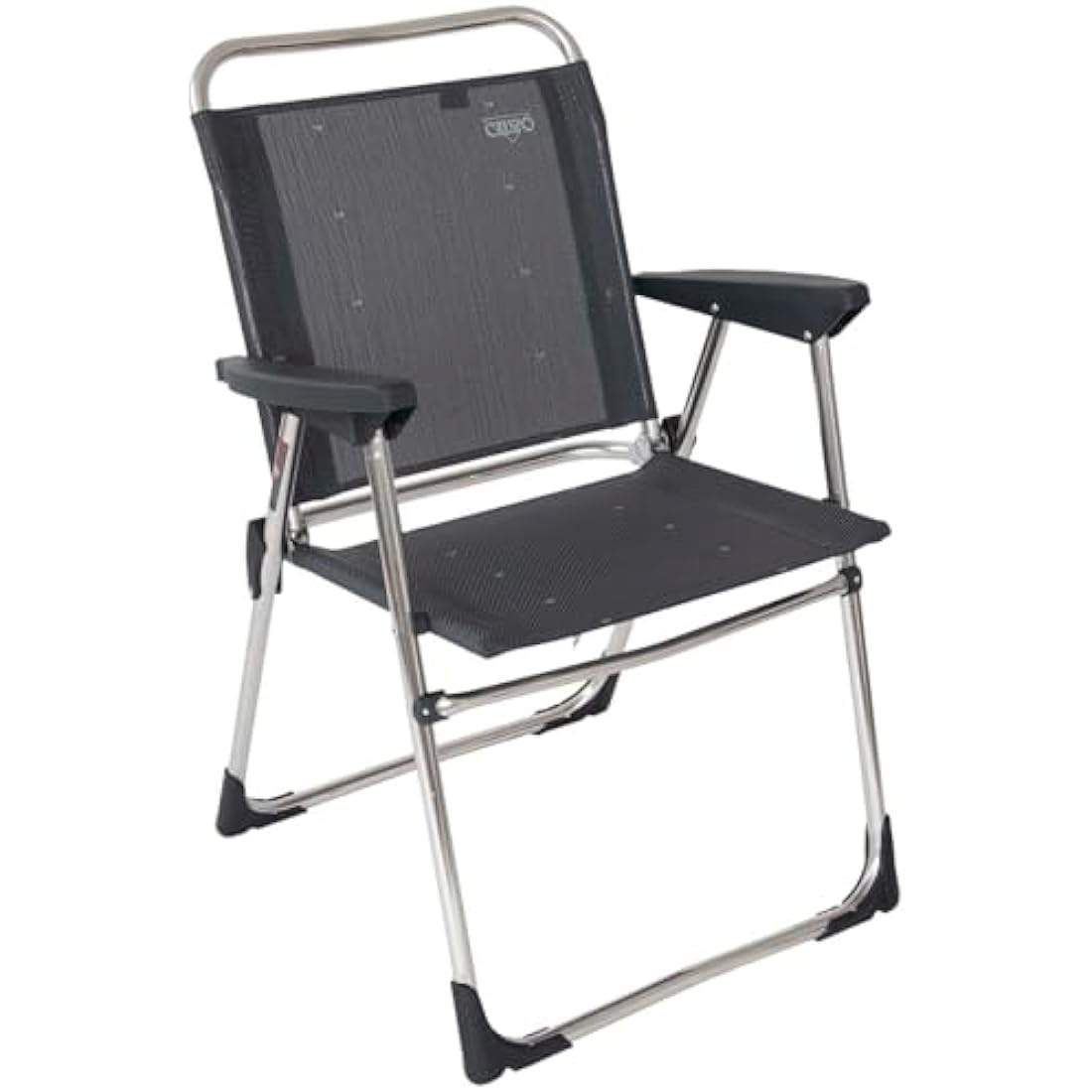 Crespo AL-219 Compact Camping Chair – Sturdy Collapsible - Dark Grey