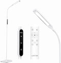 Lastar LED Floor Lamp | Remote Control Reading Standing Lamp - White