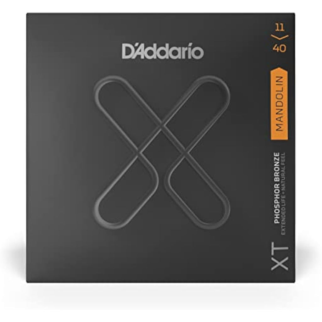 D'Addario XT Phosphor Bronze Coated Mandolin Strings – Medium 11-40