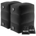 Maliton Inflatable Airplane Footrest – Adjustable Travel Pillow, 2 Pack